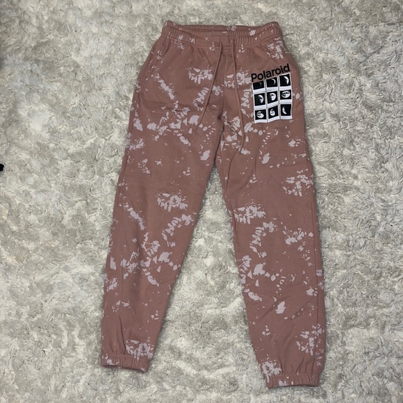 Primo and white tie die sweatpants with Polaroid pictures of the moon - Picture 1 of 2